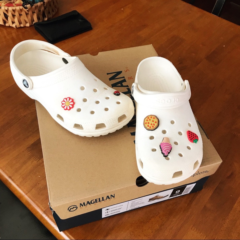 White crocs